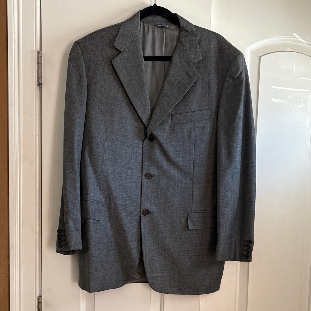 Zanella Charcoal Suit Jacket